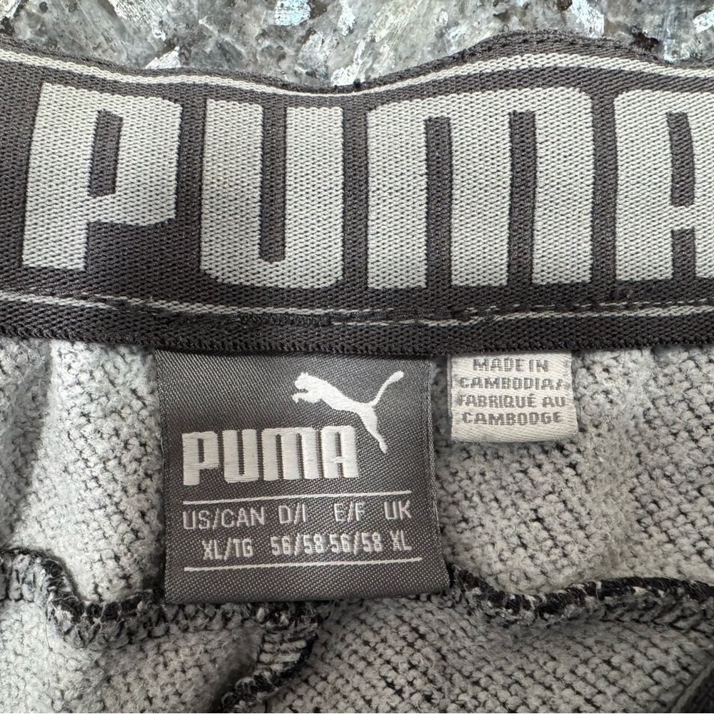 MENS 2 Pair XL Puma Gray Sweatpants - Picture 2 of 6